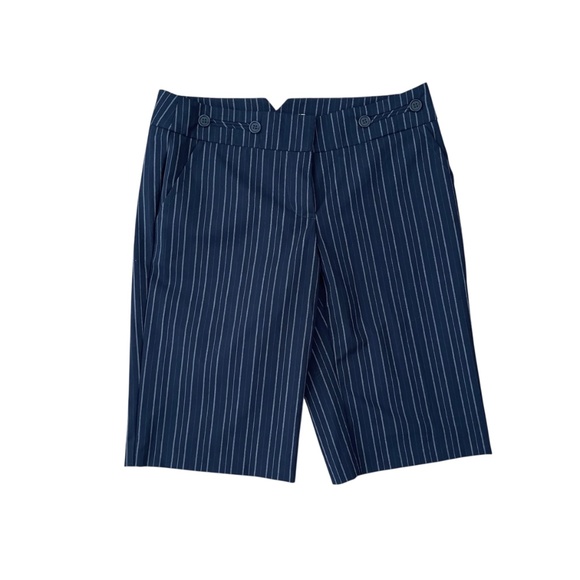 Trina Turk Pinstripe Blazer & Shorts Suit Set Made in USA Size 8 6 - Picture 10 of 16